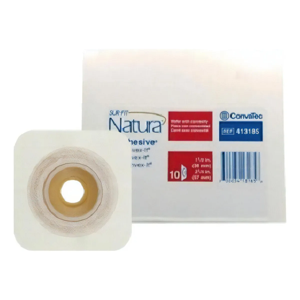 10 Placa Precortada Convexa Convatec 413185 57Mm Natura