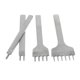 thumbnail image 4 of set of leathercraft row hole punches punzonado 1,2,4,6 diente 6mm, 4 of 5