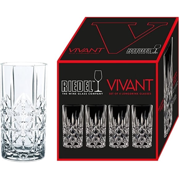 Set 4 Vasos Altos Vivant