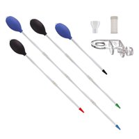 Magideal - Alimentador , Limpiador De Excrementos De Peces, Herramientas De Limpieza De Alimentación De Reptiles, Dispensador De Alimentos, Tubo Manual,