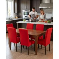 Mylhogar - Pack De 6 Fundas Elasticas Para Sillas Con Diseño Moderno