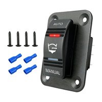 Ioensy - Panel De Interruptores De Bomba De Achique Con Led Duradero De 3 Vías Para Yate Autobús Automotriz