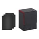 thumbnail image 5 of Caja para guardar barajas de cartas con deflector, álbum para colección, contenedor para juguetes, juego de exhibición negro rojo, 5 of 5