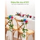 thumbnail image 3 of Flores Artificiales InnoGear Rosas de Espuma 50 Piezas Lila para Manualidades, 3 of 8