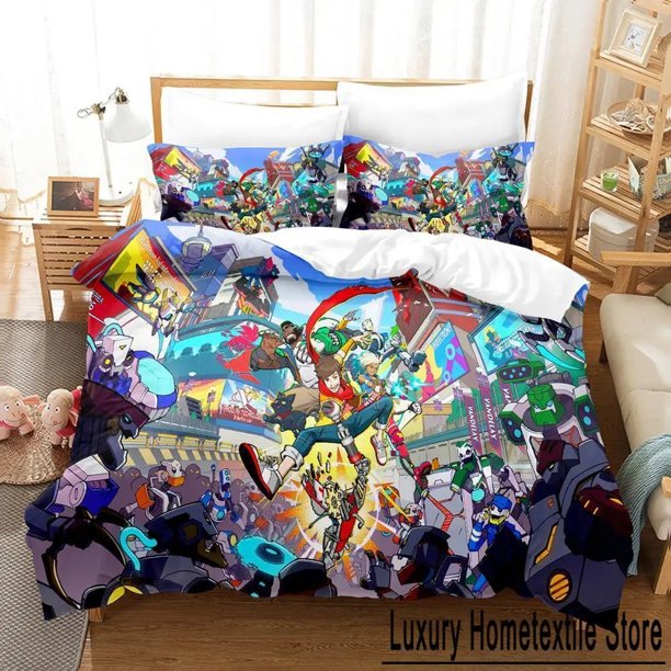 Game Hi-Fi Rush Bedding Set Bed Set Adult Kid Bedroom Duvet cover Sets Home Textiles Bed Sheets