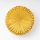 thumbnail image 1 of Cojin Redondo Terciopelo Amarillo 38 cm, 1 of 3