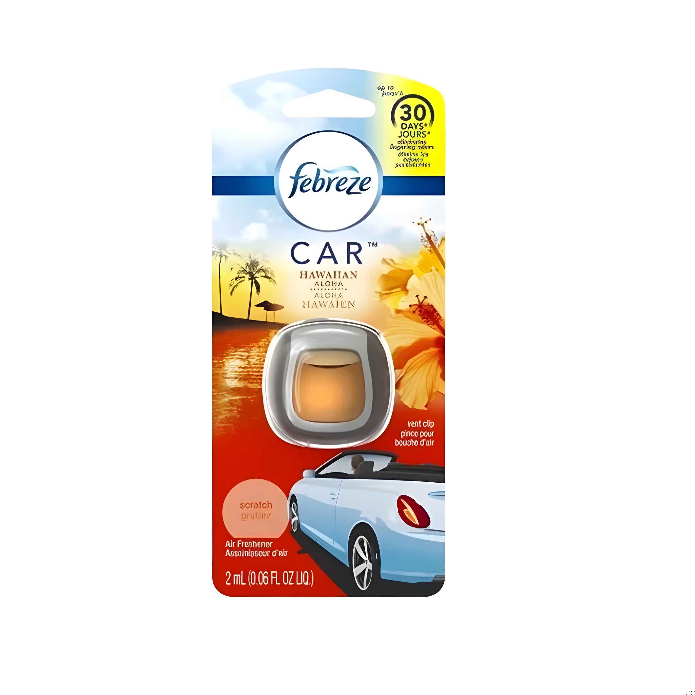 Aromatizante Para Automovil Tipo Clip Aroma Hawaiian Aloha - Febreze