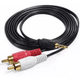 thumbnail image 3 of Cable de Audio Plug 3.5mm a 2 RCA 3 Metros, 3 of 3