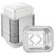 thumbnail image 2 of Bandeja  envase de Aluminio C10 Rectangular  Con Tapa Transparente, 2 of 3