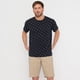 thumbnail image 2 of Polera Hombre Miniprint R-Neck Negro Corona, 2 of 5