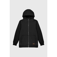 Polerón Zipper Classic Negro Hombre Falcone