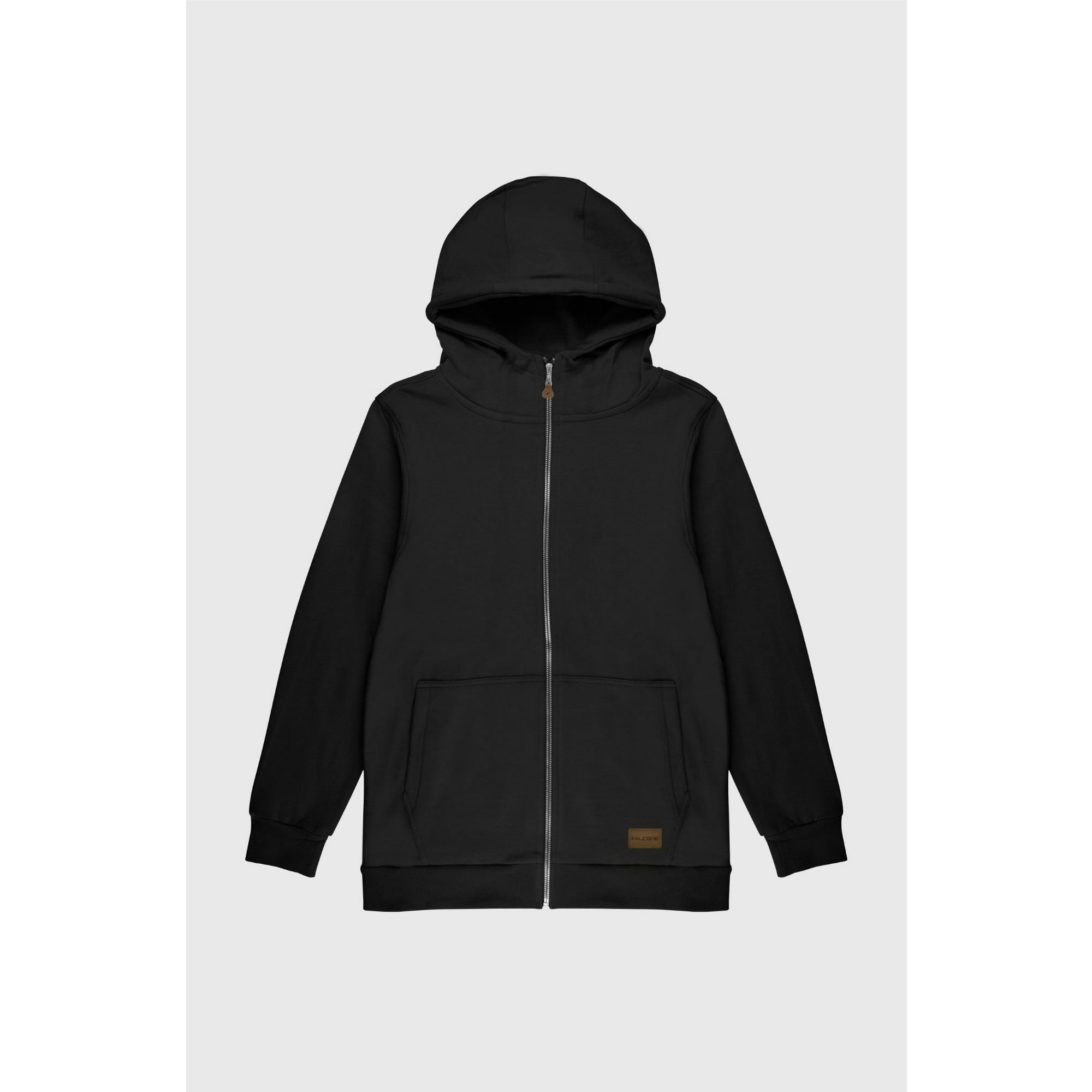 Polerón Zipper Classic Negro Hombre Falcone