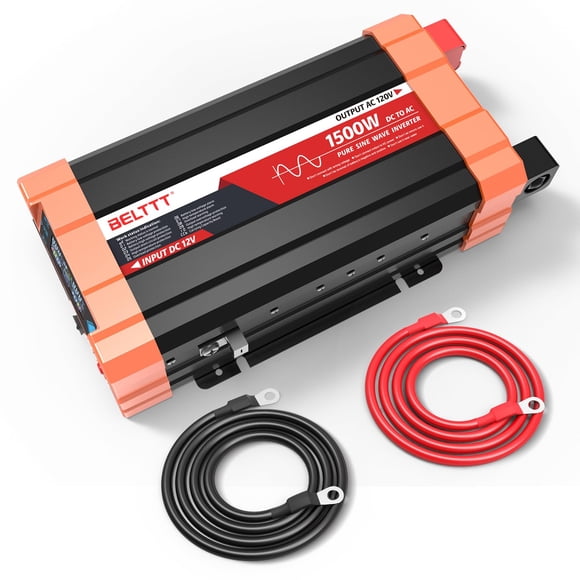 Inversor De Corriente De Onda Sinusoidal Pura De 1500 W 12 V A 120 V Ac