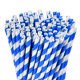 thumbnail image 4 of Pajillas de papel Lives on Green 20 cm con rayas azules – 100 uds, 4 of 9