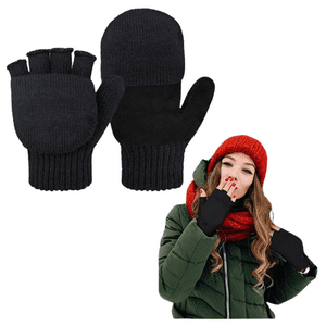 Genérico - Guantes Térmicos De Invierno Sin Dedos Convertibles Chiporro
