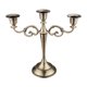 thumbnail image 3 of Candelabro Europeo De 3 Brazos Candelabro Para Decoración Bronce, 3 of 5