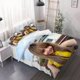 thumbnail image 1 of 3pcs Lisa Inspired Jump Duvet Cover Set - Soft Bedding and Pillowcases Ideal for All Seasons, 1 of 1