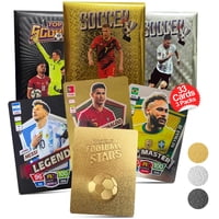 Trading Cards Superious Soccer 2024-25, 3 Paquetes, 33 Cartas