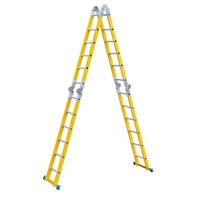 Igpro - Escalera 6,9Mt Fibra De Vidrio 24 Peldaños