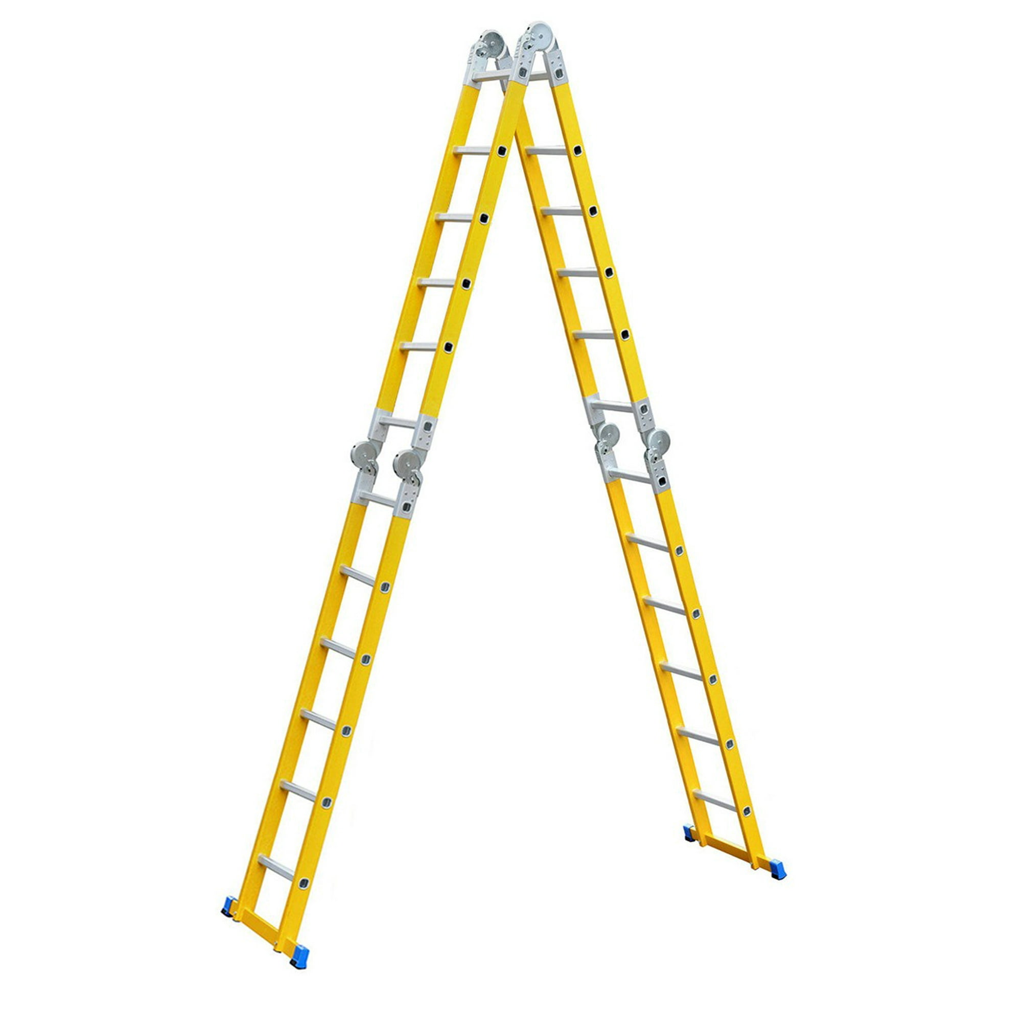 Igpro - Escalera 6,9mt Fibra De Vidrio 24 Peldaños