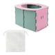 thumbnail image 1 of Inodoro De Viaje Ligero, Orinal, Inodoro Para Coche, Para Viajes, Senderismo, Rosa, 1 of 5