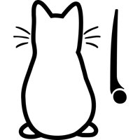 Rienda Libre - Sticker Parabrisa Trasero Gato Perro Moviendo Cola Auto Suv