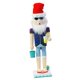 thumbnail image 3 of Madera Cascanueces Figuras Navidad Estantes Decoración Escritorio Azul, 3 of 5