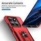 thumbnail image 5 of Para Motorola Moto Edge 2025 Funda con Soporte de Anillo Metálico de Rotación de 360° [Soporte Magnético para Auto] a Prueba de Golpes Resistente Protección de Cuerpo Completo de Alta Resistencia, 5 of 10