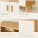 thumbnail image 3 of Zapatero Organizador 90x30x92 cm Madera Crema 2 Puertas Nichos Repisas MDF 12 mm, 3 of 6