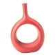 thumbnail image 2 of Florero De Donut Para El Hogar, Dormitorio, Mesa, Florero Con Agujero, Oficina, Decorativo, Rojo, 2 of 3