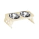 thumbnail image 3 of Comederos Elevados Para Perros, Estables, Fáciles De Limpiar, Extraíbles, De Acero Inoxidable, Color Blanco, 3 of 5