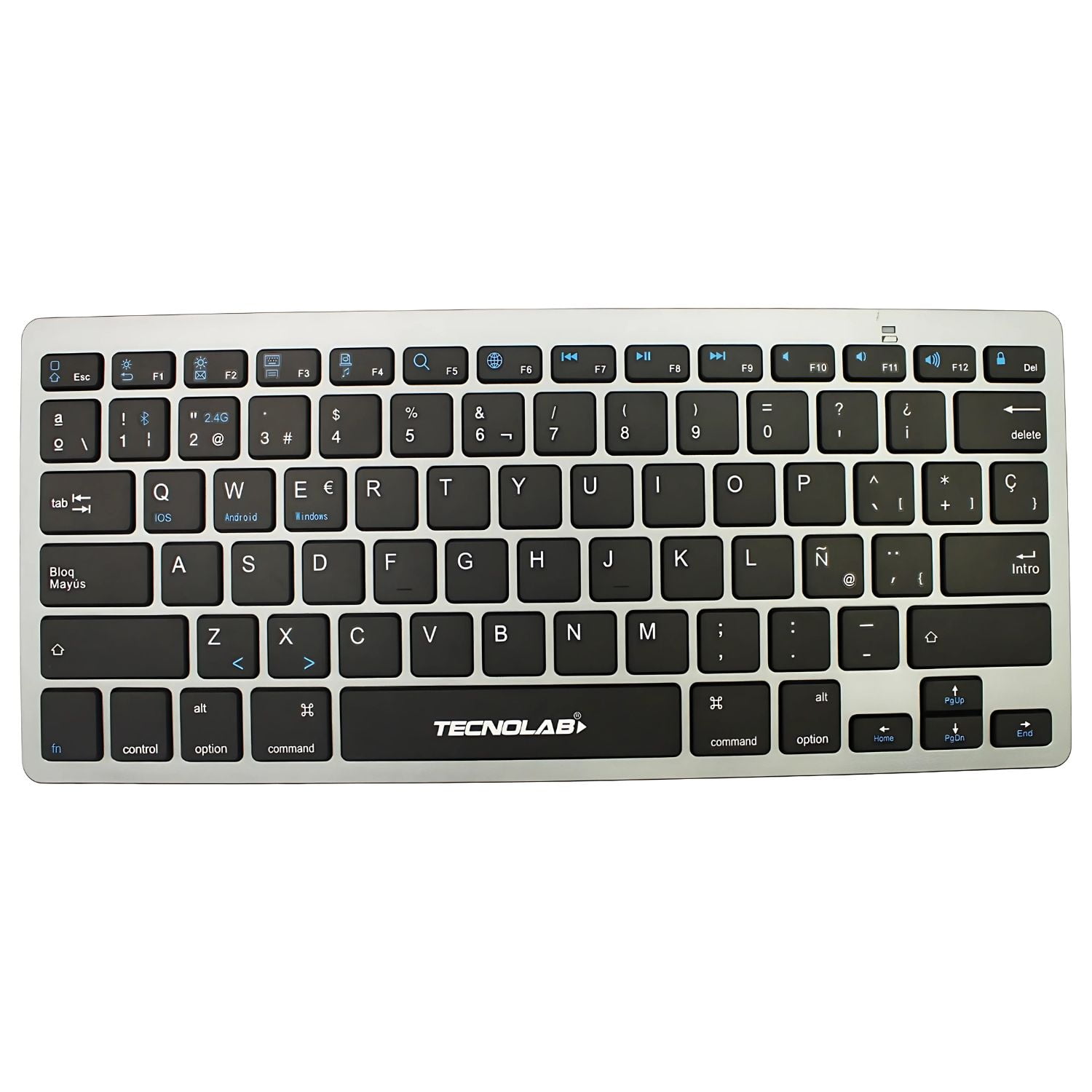 Tecnolab - Kit Teclado + Mouse Inalámbrico Usb-c Confortable - Ps