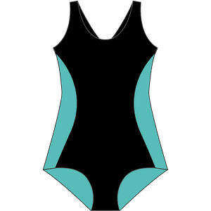 Samia - Traje De Baño Verde Con Espalda Tipo Nadador Xl