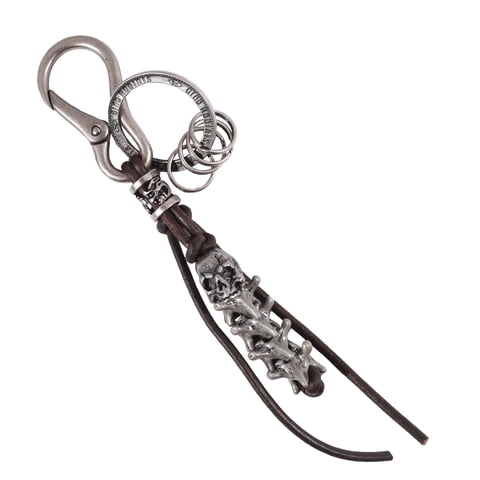 Gino Rodinis - Llavero Cuero Hombre Ll122 Café