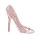 thumbnail image 3 of Zapatos Princesa Zapatos Decoración Estatuilla Zapatilla Para El Hogar Rosa, 3 of 5