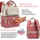 thumbnail image 5 of Mochila para pañales Legestori 32x20x44 cm Beige/Rojo Aislada, 5 of 8