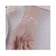 thumbnail image 4 of Pulsera Plateada Estrella Doble Cadena, 4 of 7
