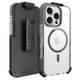 thumbnail image 2 of Funda Transparente Para Iphone 16 Pro Con Clip Giratorio Para Cinturón, 2 of 9