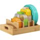thumbnail image 1 of Organizador de Tapas de Bamboo Lifewit Ajustable para Gabinetes, 1 of 3