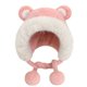 thumbnail image 1 of Gorro de oso, bonito gorro para exteriores con orejas, resistente al viento y cálido., 1 of 5