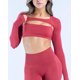 thumbnail image 2 of Bolero Deportivo Para Mujer Manga Larga Top Gym, 2 of 4