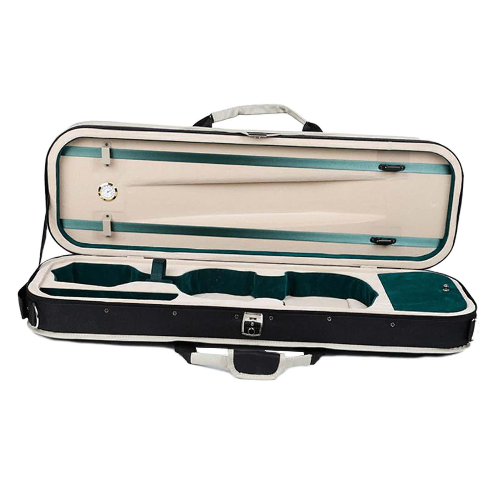 Bothyi - Estuche De Almacenamiento Para Violín, Bolso De Mano, Fácil De Llevar Para Principiantes Amantes Del Violín, Blanco Y Negro