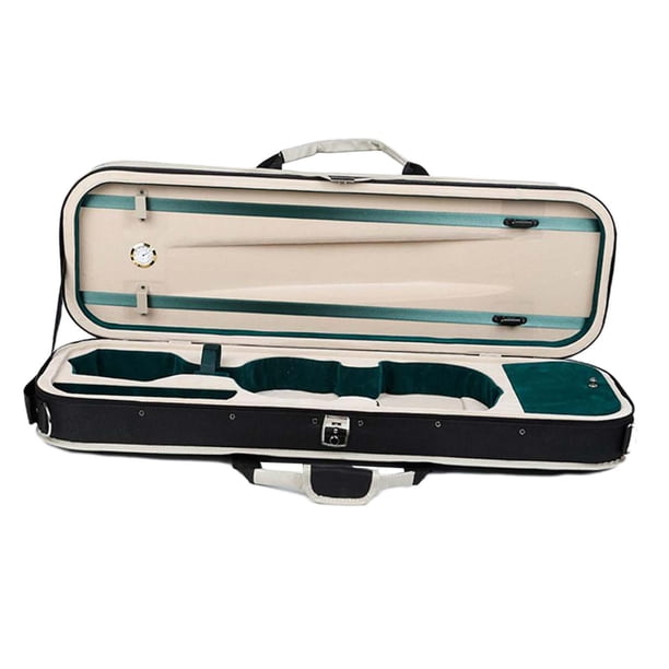 Estuche De Almacenamiento Para Violín, Bolso De Mano, Fácil De Llevar Para Principiantes Amantes Del Violín, Blanco Y Negro