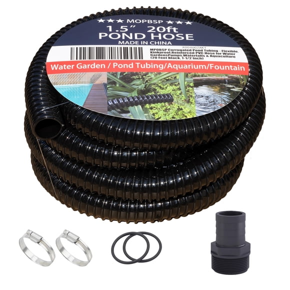 Tubo Flexible Negro Corrugado MPOBSP 6 m 1‑1/2 " para Estanques