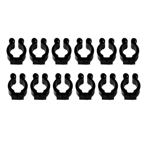 Ioensy - 12X Clips Para Tacos De Billar Regalo Del Día Del Padre De Hija Hijo Clips Para Caña De Pescar