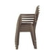thumbnail image 4 of Silla plástico Con Brazos 58x59x82ms Diseño Madera Rimax cafe Tamaño Único, 4 of 4