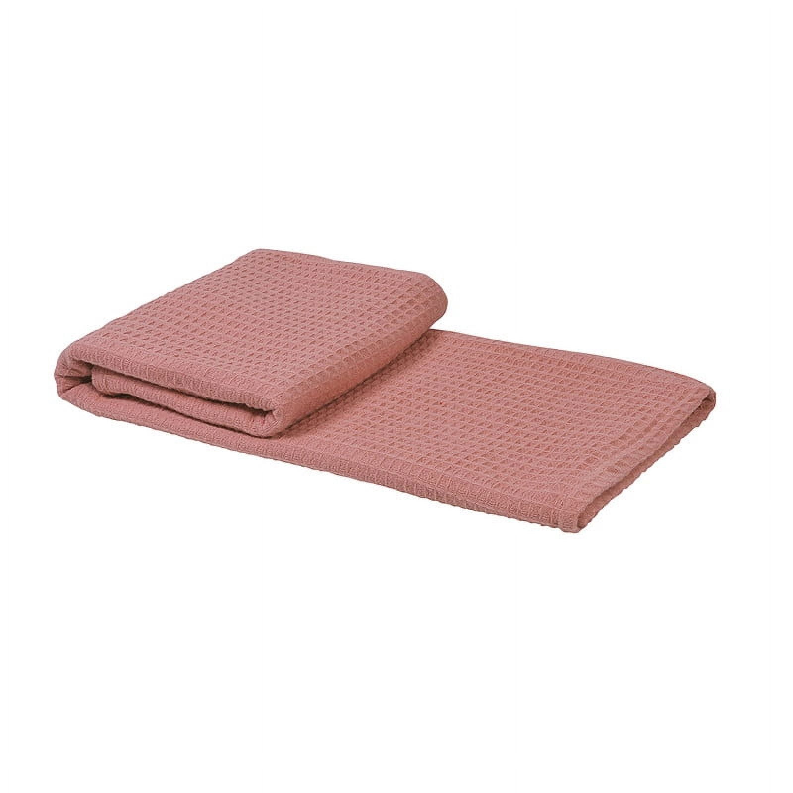 Plaid Aiden in Pile coral con ricamo 130x160 cm K866