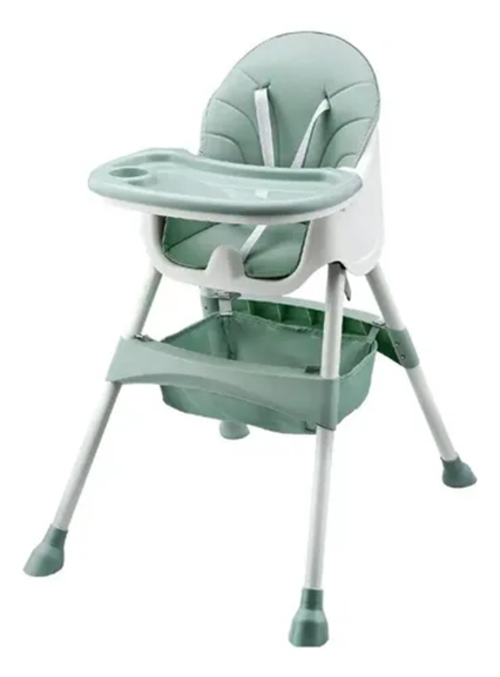 Genérico - Silla Comer Portátil 2 En 1 Ecocuero Importada