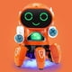 thumbnail image 3 of Robot Juguete Baile Octopus Musical Luces Seis Pies, 3 of 3