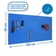 thumbnail image 2 of Panel Perforado PanelClik 1200x600 Azul + 8 Ganchos, 2 of 3